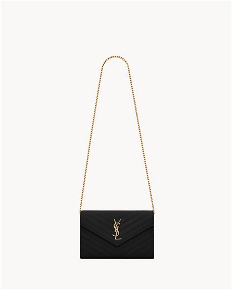 ysl portefeuille a chaine 189y|CLASSIC CASSANDRE CHAIN WALLET IN GRAIN .